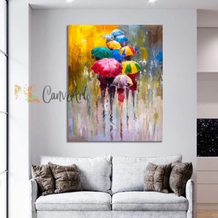 Colours In The Rain Canvas36" x 24"