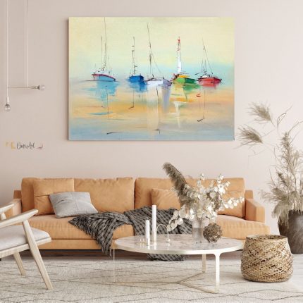 Barcos Canvas36" x 24"