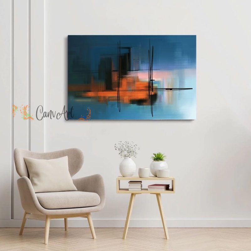 Abstract Horizon Canvas36" x 24"