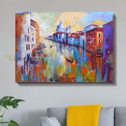 Venice By Water Canvas36" x 24"