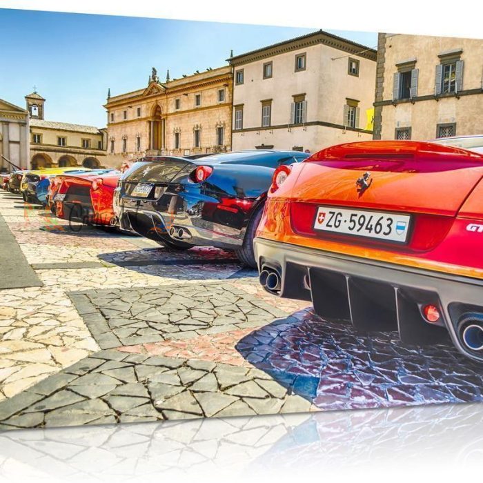 The Ferrari Row Canvas36" x 24"