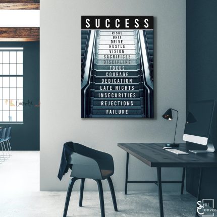 The Escalator Of Success36" x 24"