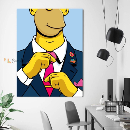 President Homer Canvas24" x 36"