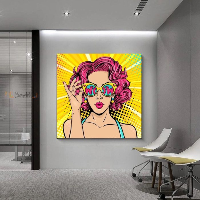 Pop Art Wow Canvas36" x 24"