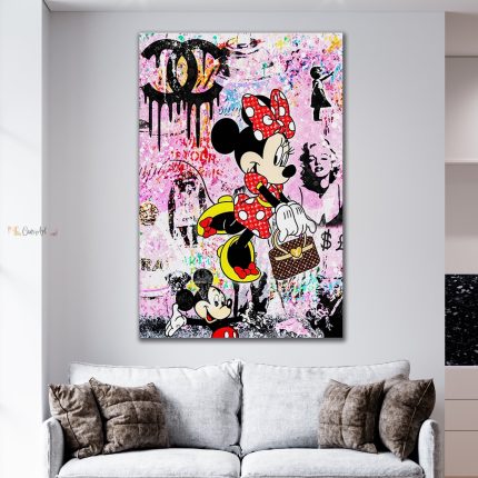 Materialistic Minnie Canvas36" x 24"