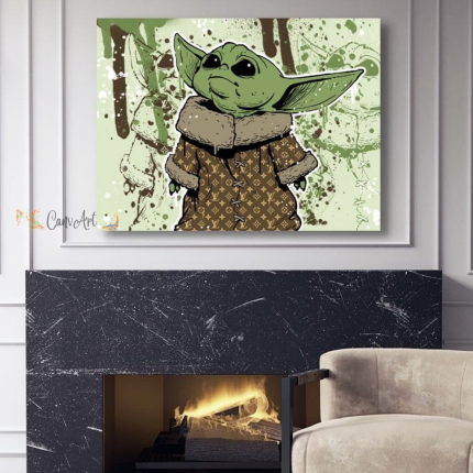 Trendy Yoda Canvas24" x 36"