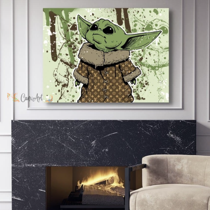 Trendy Yoda Canvas24" x 36"