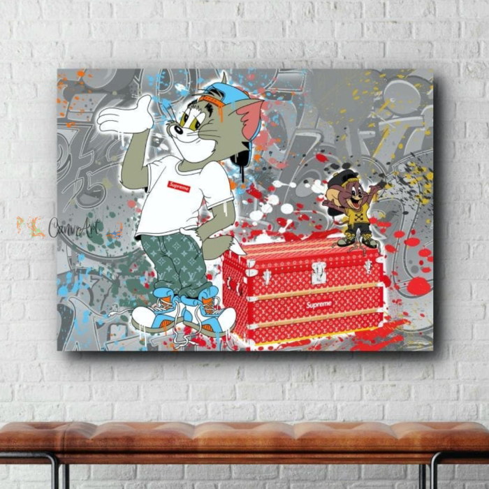 Designer Tom & Jerry Canvas24" x 36"