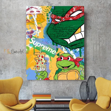 The Designer Turtles Canvas24" x 36"