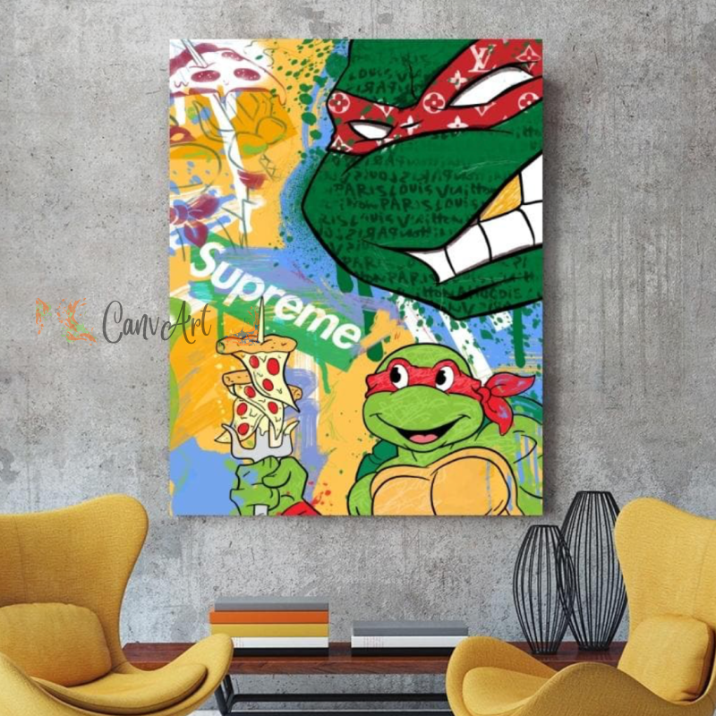 The Designer Turtles Canvas24" x 36"