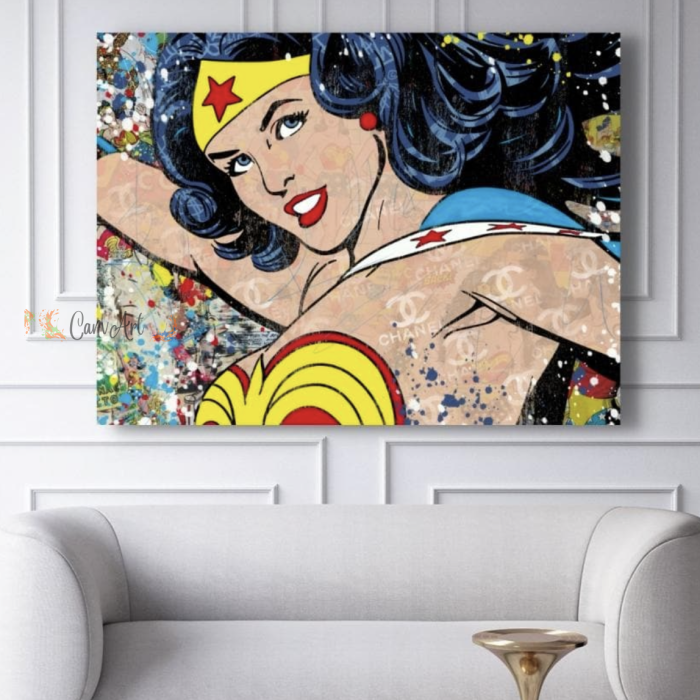 Designer Superwoman Canvas24" x 36"