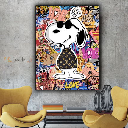 Designer Snoop Canvas24" x 36"