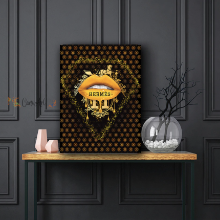 The Hermes Kiss Canvas24" x 36"