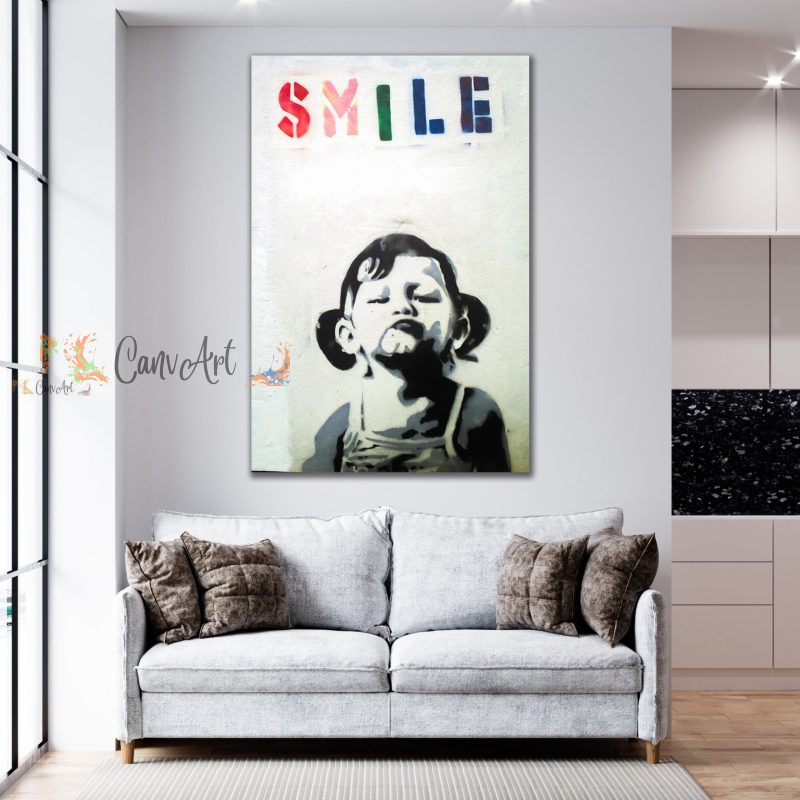 Smile Canvas36" x 24"