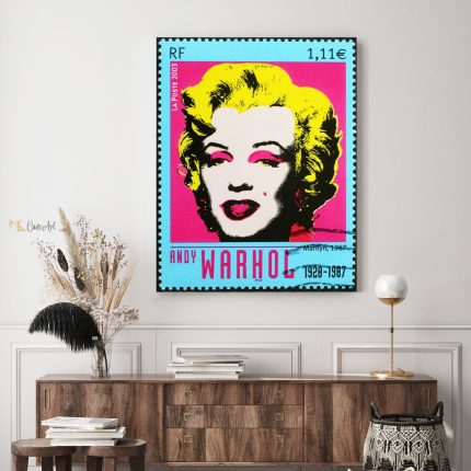 Andy Warhol Marilyn Canvas36" x 24"