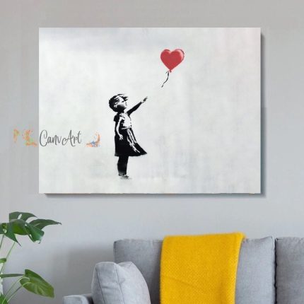 Banksy Balloon Girl Canvas36" x 24"